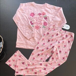 Pink Floral Kids Pajamas